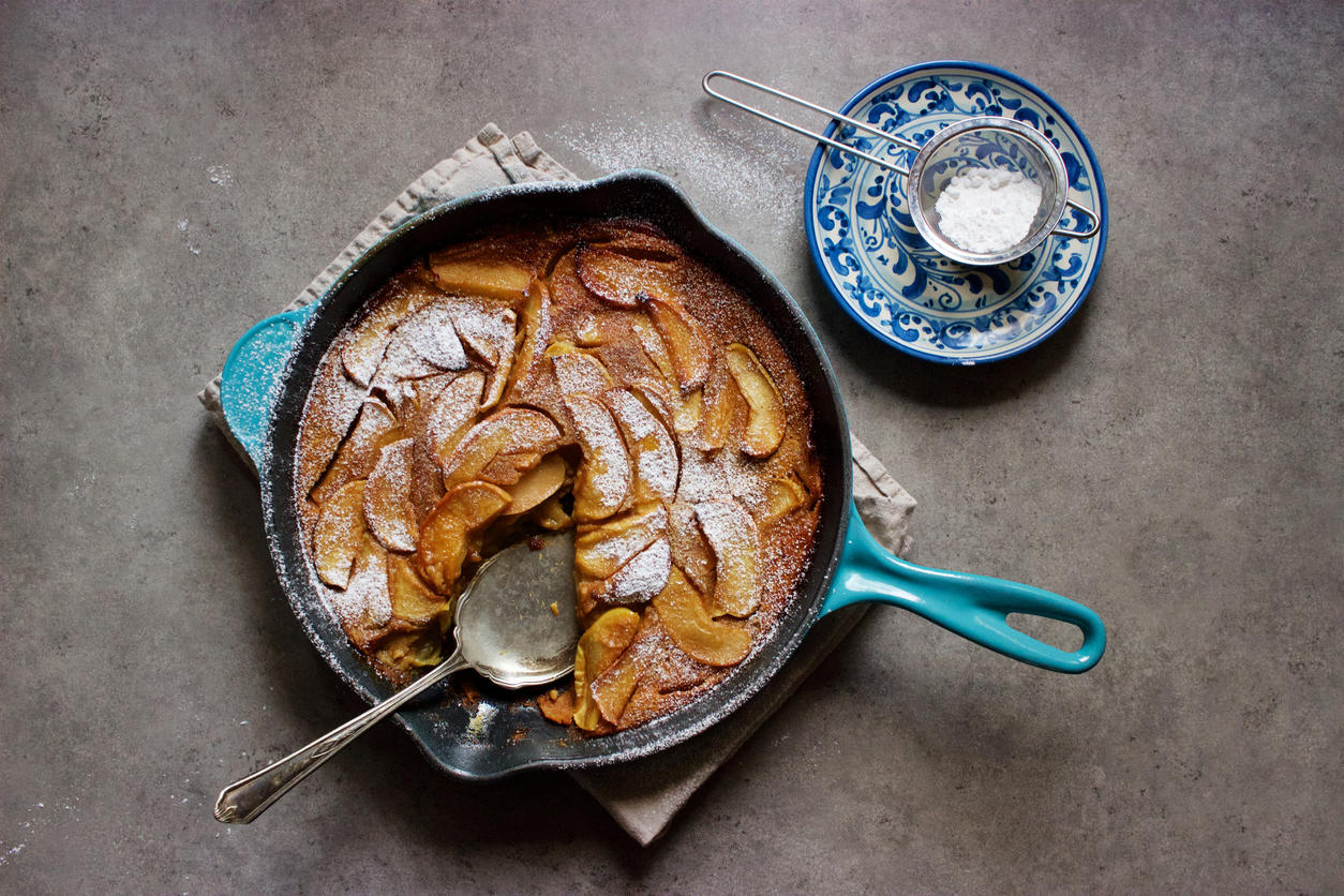 recette clafoutis aux pommes sorbet granny smith e santé