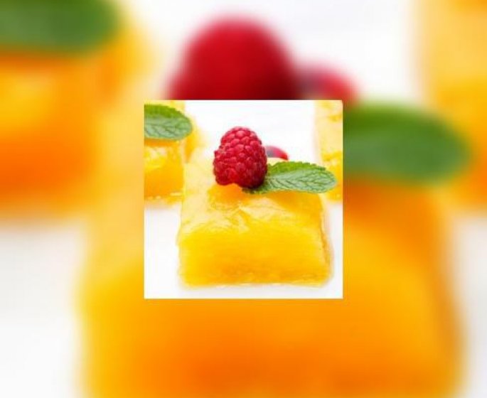 Carpaccio d-ananas et framboises