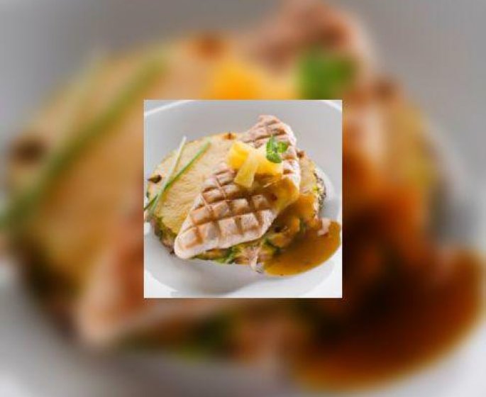 Poulet creole a l-ananas