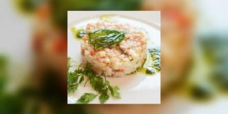 Legere, legere : Salade tartare de veau et de Saint-Jacques