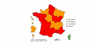 Grippe : 8 regions en epidemie