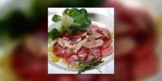 Carpaccio de canard 