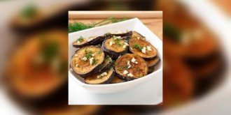 Salade d-aubergines grillees