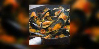 Moules au curry