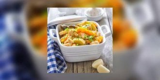 Poulet en cocotte a la ratatouille