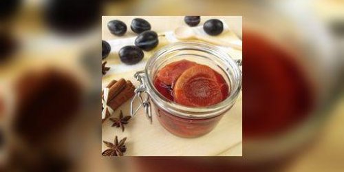 Compote de prunes a la badiane