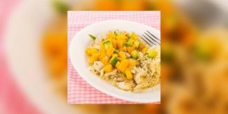 Salade de haddock a la mangue