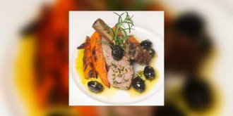 Fricassee d-agneau aux zestes d-oranges et aux olives