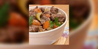 Emince de boeuf aux legumes