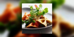 Farfalle au fromage frais