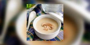 Potage aux pleurottes et champignons de Paris