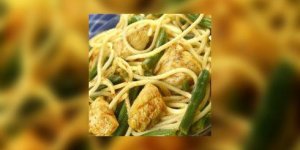 Spaghettis aux ailerons de poulet