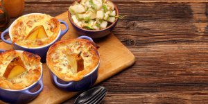 Gratin de poires aux amandes