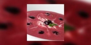 Soupe de cerises aux epices