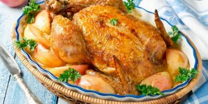 Poulet aux pommes vertes