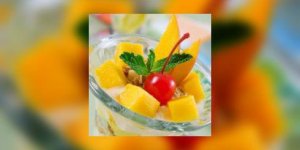 Salade de fruits a la mousse de yaourt