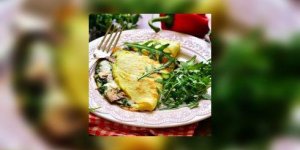 Omelette aux girolles